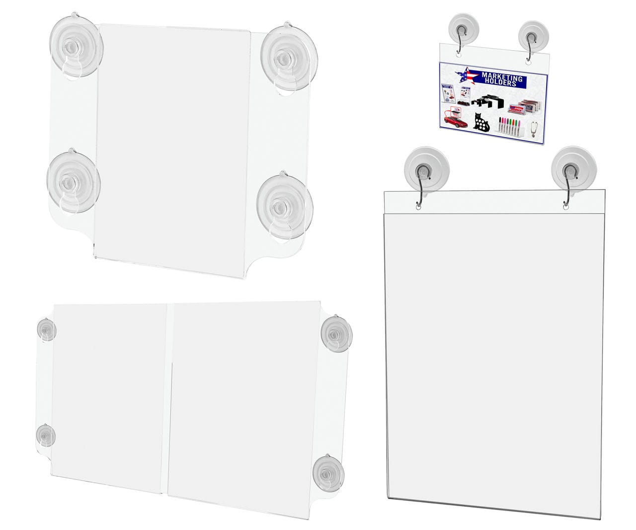 Sign Ad Frame With Suction Cups